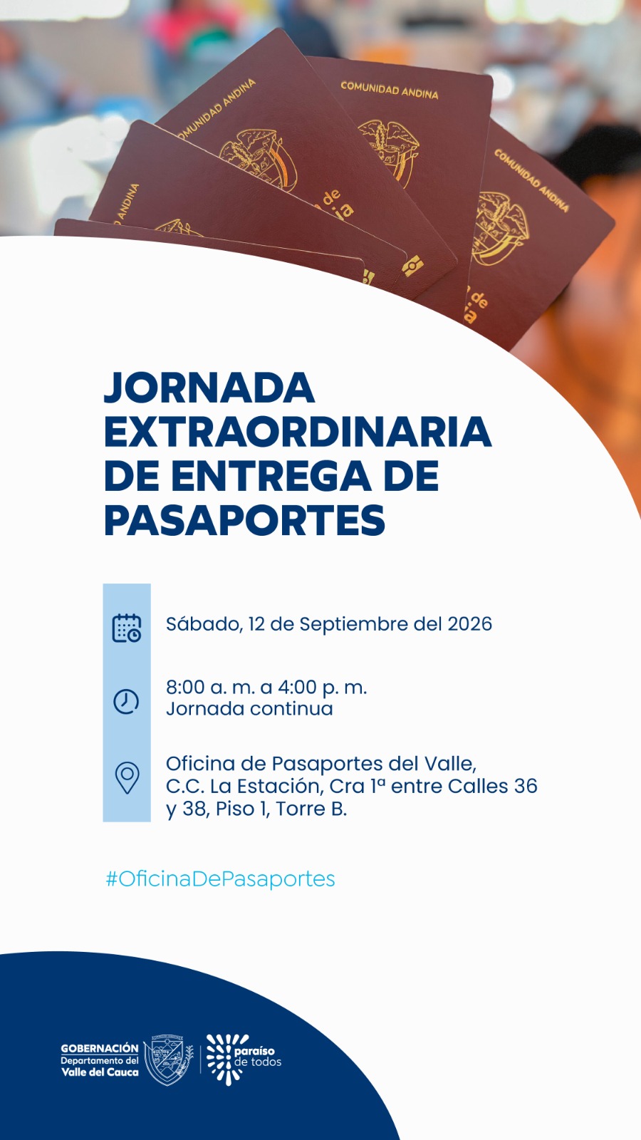 Comunicado Pasaportes